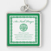 Celtic Prayer St. Patrick's Day Schlüsselanhänger (Vorne)