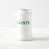 Celtic Quest "Slainte Beer Stein" Bierglas (Vorderseite Links)