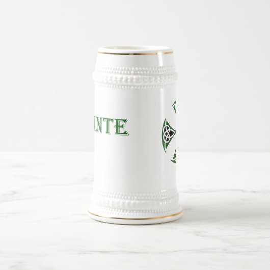 Celtic Quest "Slainte Beer Stein" Bierglas (Mittel)