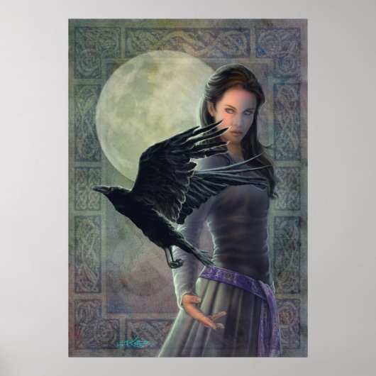 Celtic Raven Poster (Vorne)