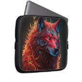 Celtic Red Wolf Laptopschutzhülle (Vorne Rechts)