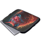 Celtic Red Wolf Laptopschutzhülle (Vorne Knopf)