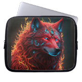 Celtic Red Wolf Laptopschutzhülle (Vorderseite)