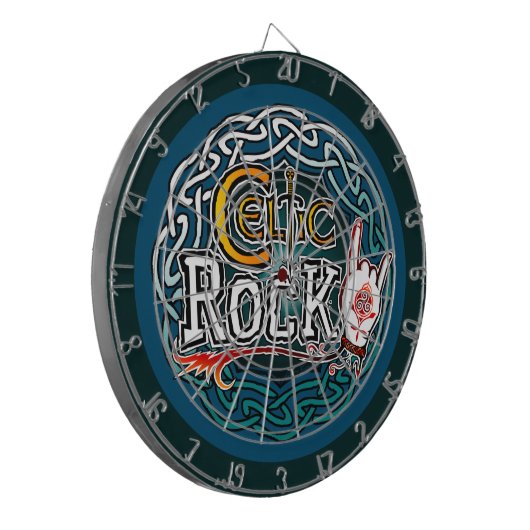 Celtic Rock Dartscheibe (Vorderseite Links)
