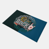 Celtic Rock Fußmatte (Schrägansicht)