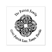 Celtic Rücksendeadresse Briefmarke Einfach Rustika Permastempel (Design)