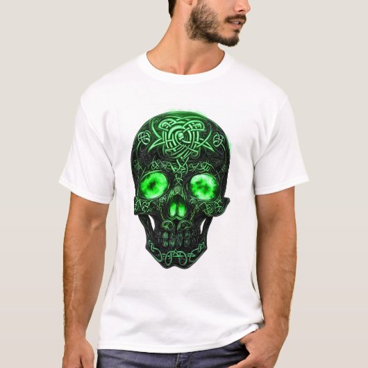 Celtic Rune Skull T-Shirt (Vorderseite)