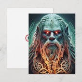 Celtic Sasquatch Begleitkarte (Vorne/Hinten)