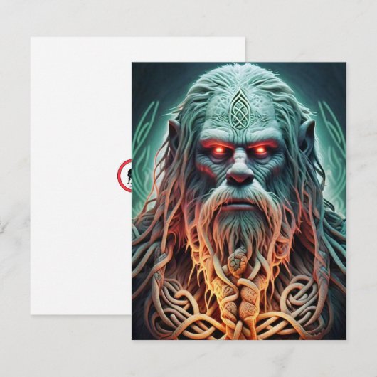 Celtic Sasquatch Begleitkarte (Vorne/Hinten)