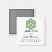 Celtic Save the Date Wedding Magnet (Vorderseite/Rückseite)