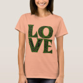Celtic Schriftart LIEBE T-Shirt (Vorderseite)