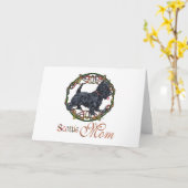 Celtic Scottish Terrier Mother Karte (Gelbe Blume)