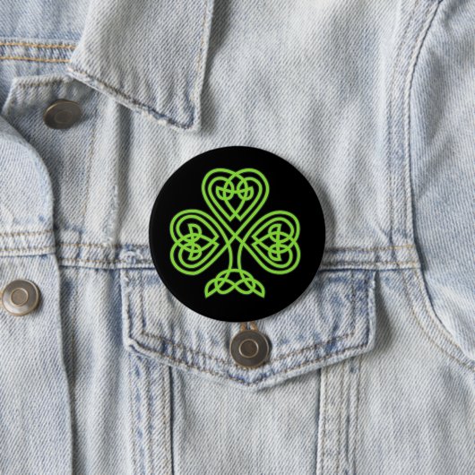 Celtic shamrock button (Beispiel)