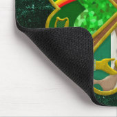Celtic Shamrock Heritage Symbol Irish Inspired Mousepad (Ecke)