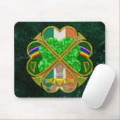 Celtic Shamrock Heritage Symbol Irish Inspired Mousepad (Mit Mouse)