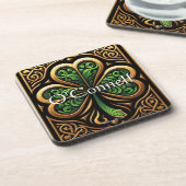 Celtic Shamrock Untersetzer (Linke Seite)