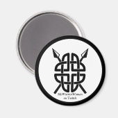 Celtic Shield, MeWarriorWoman auf Twitch Magnet (Vorderseite/Rückseite)