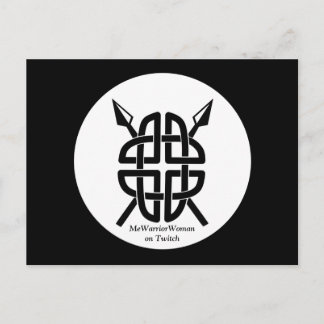 Celtic Shield, MeWarriorWoman auf Twitch Postkarte