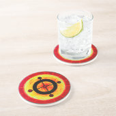 Celtic-Solarsymbol Getränkeuntersetzer (Seite)