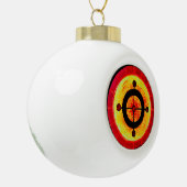 Celtic-Solarsymbol Keramik Kugel-Ornament (Links)