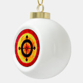 Celtic-Solarsymbol Keramik Kugel-Ornament (Rechts)