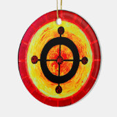 Celtic-Solarsymbol Keramik Ornament (Links)