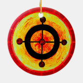 Celtic-Solarsymbol Keramik Ornament (Hinten)