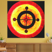 Celtic-Solarsymbol Leinwanddruck (Insitu (Wohnzimmer))