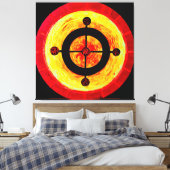 Celtic-Solarsymbol Leinwanddruck (Insitu (Schlafzimmer))