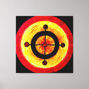 Celtic-Solarsymbol Leinwanddruck