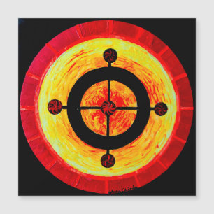 Celtic-Solarsymbol Magnetkarte