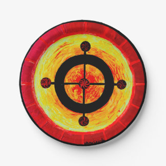 Celtic-Solarsymbol Pappteller