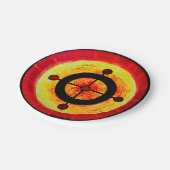 Celtic-Solarsymbol Pappteller (Schrägansicht)