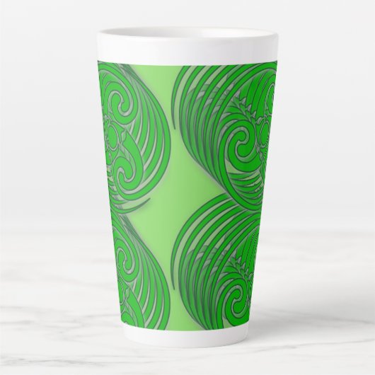 Celtic Spiral Latte Cup Milchtasse (Vorderseite)