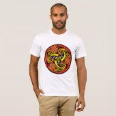 Celtic Spiral Mens T - Shirt (Vorne ganz)