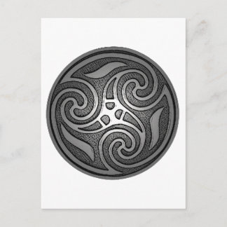 Celtic Spiral Postkarte