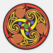 Celtic Spiral Stickers (Vorderseite)