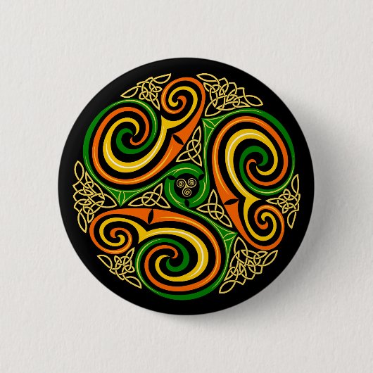 Celtic Spirals Button (Vorderseite)