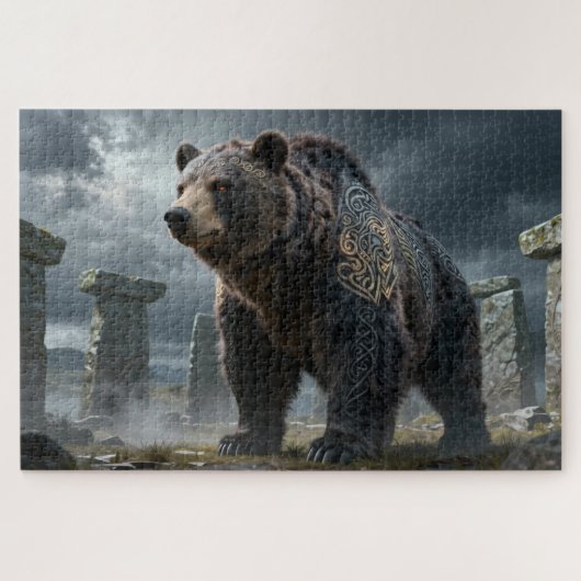 Celtic Spirit Animal Bear Jigsaw Puzzle (Horizontal)