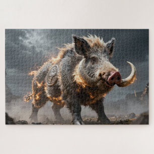 Celtic Spirit Animal Eber Puzzle