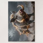 Celtic Spirit Animal Eber Puzzle (Vertikal)