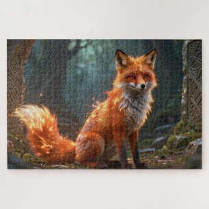 Celtic Spirit Animal Fuchs Jigsaw Puzzle
