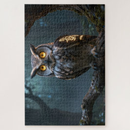 Celtic Spirit Animal Owl Jigsaw Puzzle