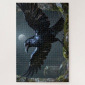 Celtic Spirit Animal Raven Jigsaw Puzzle (Vertikal)