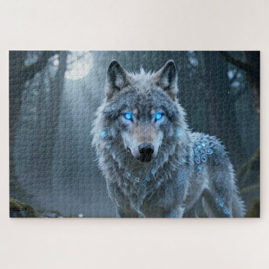Celtic Spirit Animal Wolf Puzzle (Horizontal)