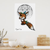 Celtic Spirit Fox Poster (Küche)