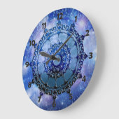 Celtic Spirit Mandala Große Wanduhr (Winkel)