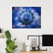 Celtic Spirit Mandala Poster (Heimbüro)