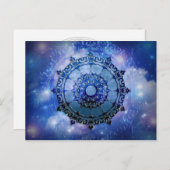 Celtic Spirit Mandala Postkarte (Vorne/Hinten)