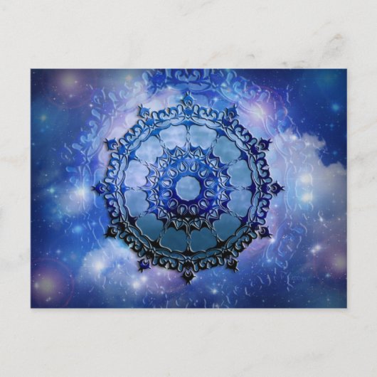 Celtic Spirit Mandala Postkarte (Vorderseite)